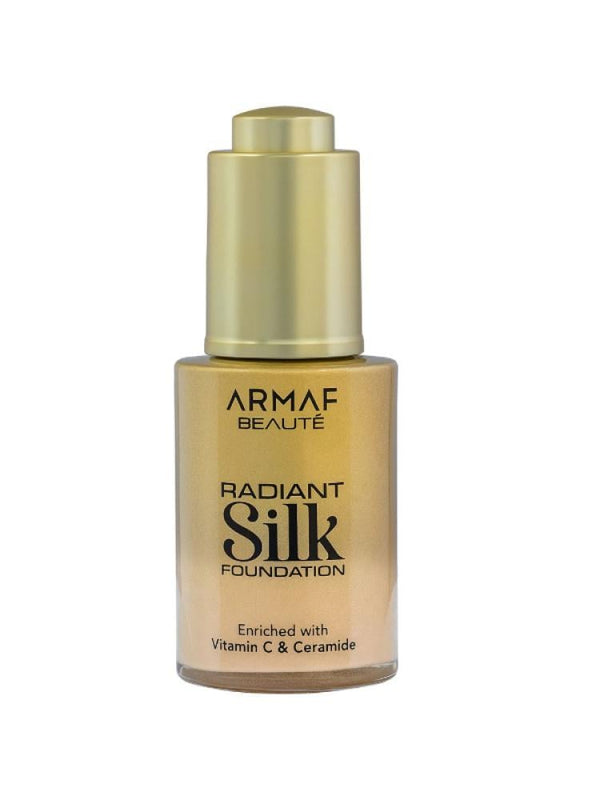 Armaf Beauty Radiant Silk Foundation 30ml - Vitamin C, Ceramides | Shade 08 Sand