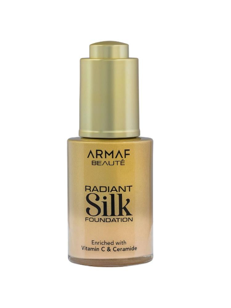 Armaf Beauty Radiant Silk Foundation 30ml - Vitamin C, Ceramides | Shade 08 Sand