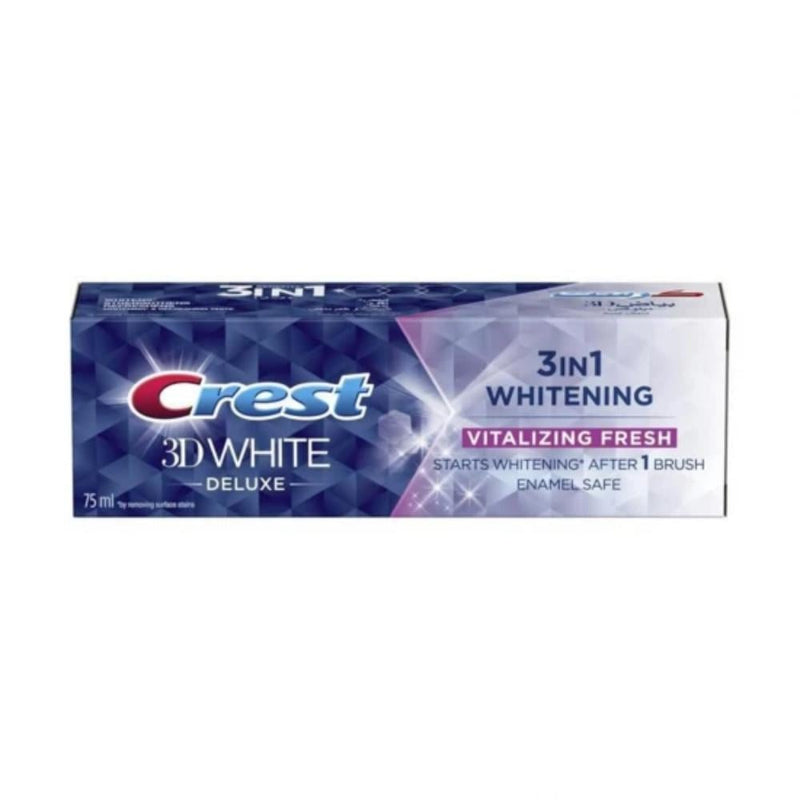 Crest 3D White Toothpaste Cooling Fresh Stain Removal Oral Care 75ml