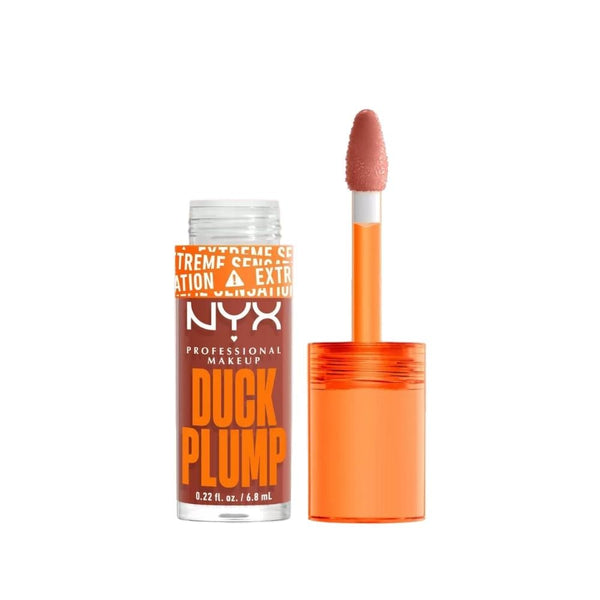 Nyx Duck Plump Lip Gloss, 05 Brown of Applause, Spicy Ginger, Plumping