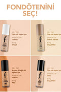 Flormar Perfect Coverage Foundation Full Coverage 12H Almond Oil 102 SFT Beige 30ml