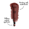 Nyx Powder Puff Lippie Lip Cream, Matte Finish, Cool Intentions (01)
