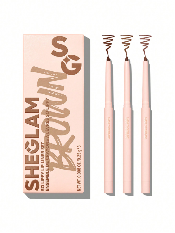 Sheglam So Lippy Lip Liner Set Espresso Kisses Kit