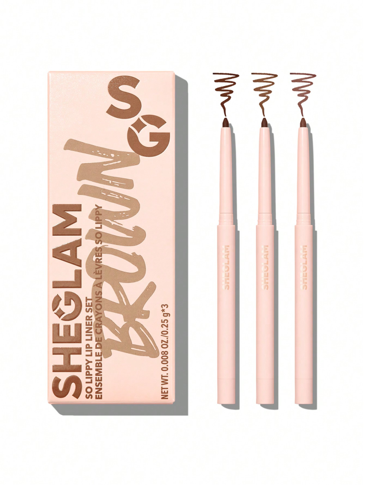 Sheglam So Lippy Lip Liner Set Espresso Kisses Kit