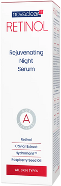 Retinol Night Serum Skin Renewal Collagen Formula Novaclear 30ml