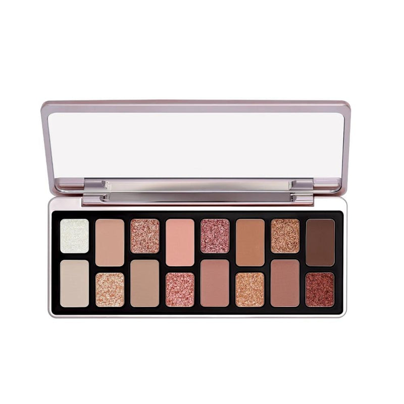 Forever52 Stellar 16-Color Eyeshadow Palette, Matte and Shimmer