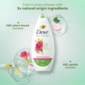 Dove Body Wash Lotus Flower and Rice Water, Softening, 500ml