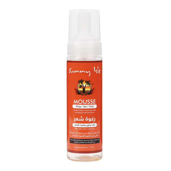 Mousse for Curly Hair Jamaican Black Castor Oil Definition Foam Sunny Isle 207ml