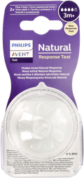 Baby Bottle Nipples Natural Medium Flow 3M+ 2Pcs AVENT