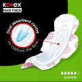 Maxi Pads with Wings Large Heavy Flow Kotex 30 Pads