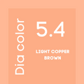 Loreal Professionnal Dia Color Light Copper Brown 5.4 Hair Dye 60ml