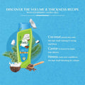 Vatika Hair Thickening & Volume Shampoo - Coconut, Castor - 400 ml
