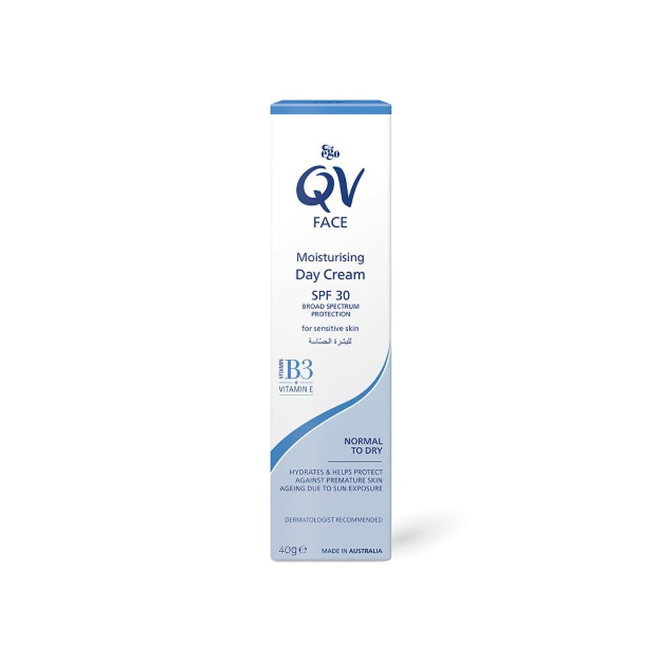 QV Face Moisturizing Day Cream SPF 30 Hydration & Sun Protection 40g