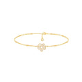 Gold Charm Bracelet Lux Design 21k Gold Plated Fashion Jewellery Navarro