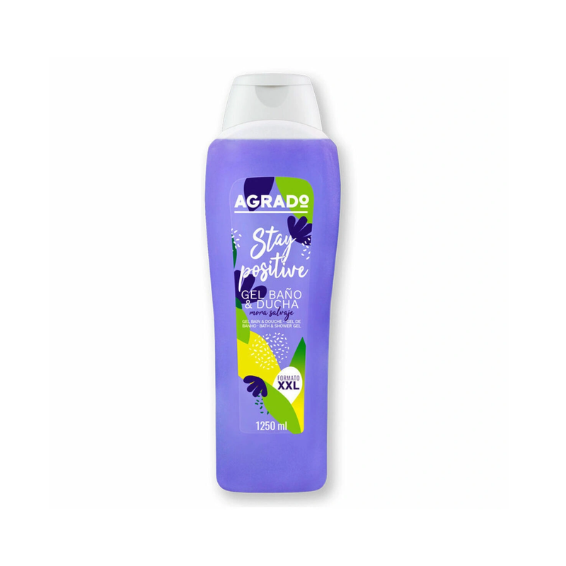 Agrado Violet Shower Gel, Moisturizing Body Wash, 1250ml