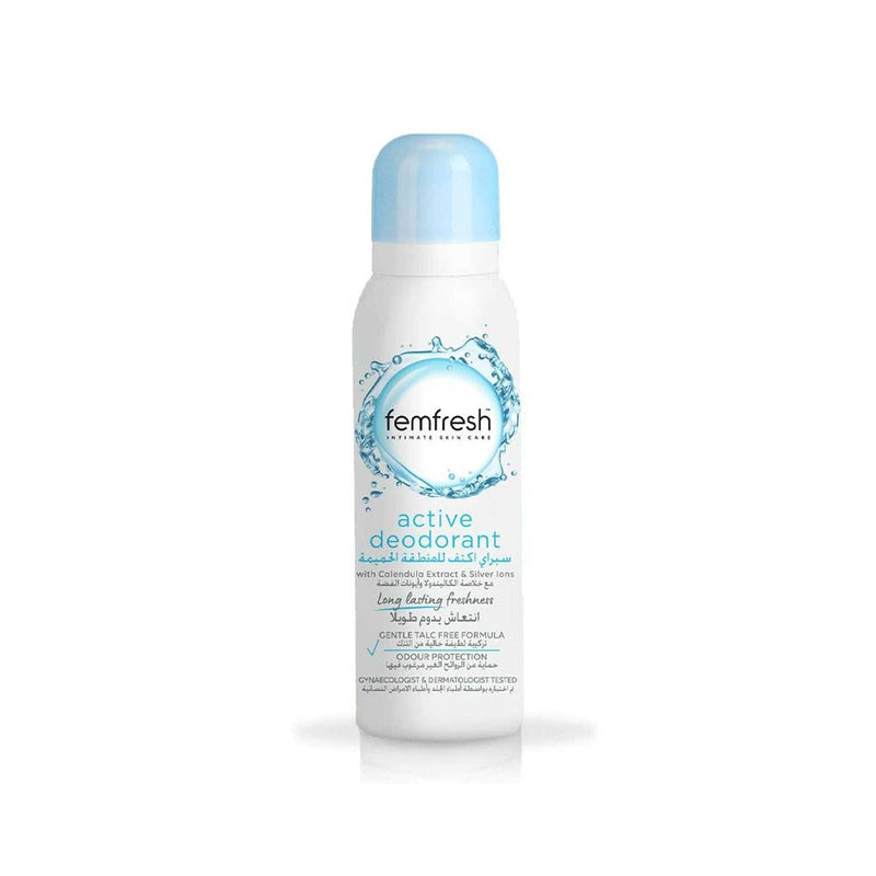 Intimate Deodorant Spray for Men Refreshing Maximum Care Femfresh 125ml
