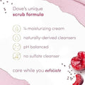 Dove Cherry & Chia Milk Body Scrub - 425g