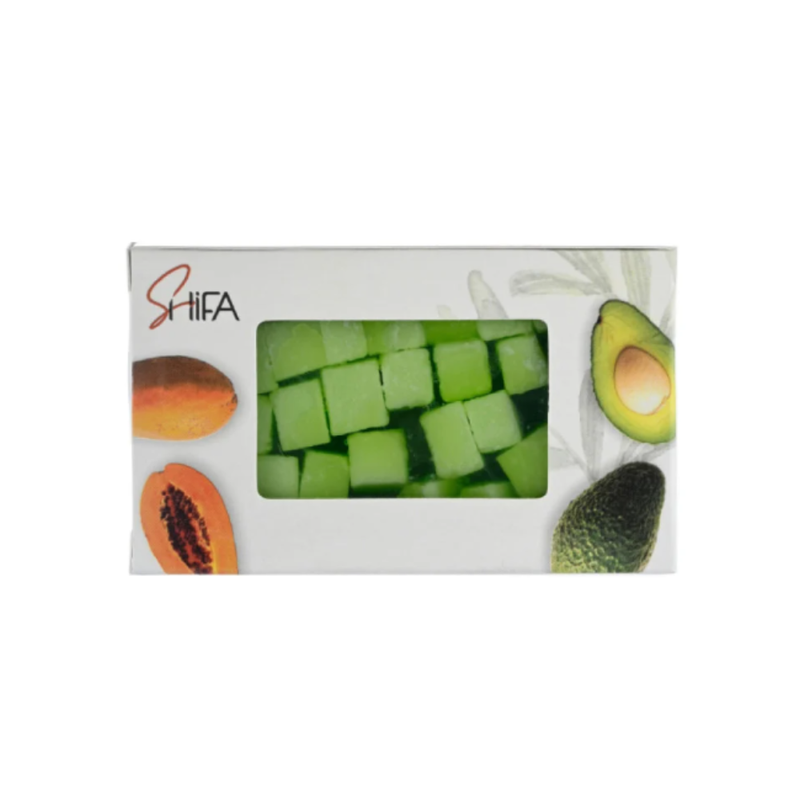 Shifa 8-in-1 Papaya and Avocado Soap Bar for Moisturizing and Brightening, 135g