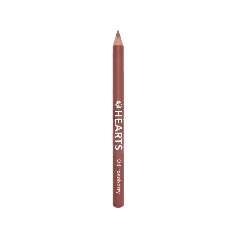Lip Liner Pencil Long-Lasting Precision Rose Berry Hearts 1.2g