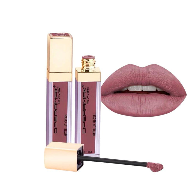 Matte Liquid Lipstick Long Lasting High Coverage Shade 205 Opera MAC 5ml