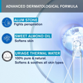 Uriage Fresh Deodorant Spray, Alum Stone, 24-Hour Antiperspirant, 125ml