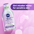 Micellar Water for Sensitive Skin 5 in 1 Makeup Remover NIVEA 400ml