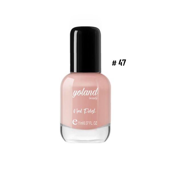 Yolande Beauty Nail Polish Quick-Drying Glossy Finish Shade 47