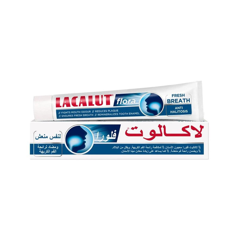 Best Toothpaste for Bad Breath Flora Fresh Lacalut 75ml