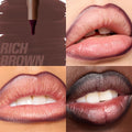 Huda Beauty Lip Contour Matte Lip Liner Rich Brown 12-Hour Wear