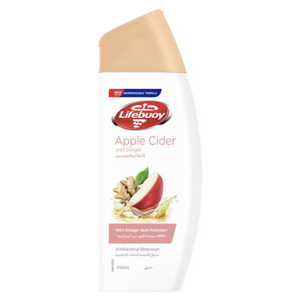 Hand Wash Apple Ginger Antiseptic Refreshing Formula Lifebuoy 300ml