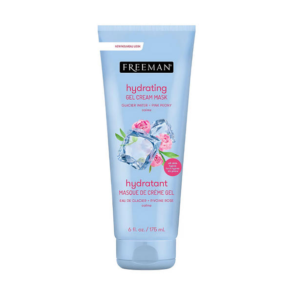 Freeman Glacial Water + Pink Peony Moisturizing Gel Mask, 175ml