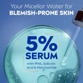 Nivea Micellar Water Clear Up Makeup Remover +5% Serum 400ml