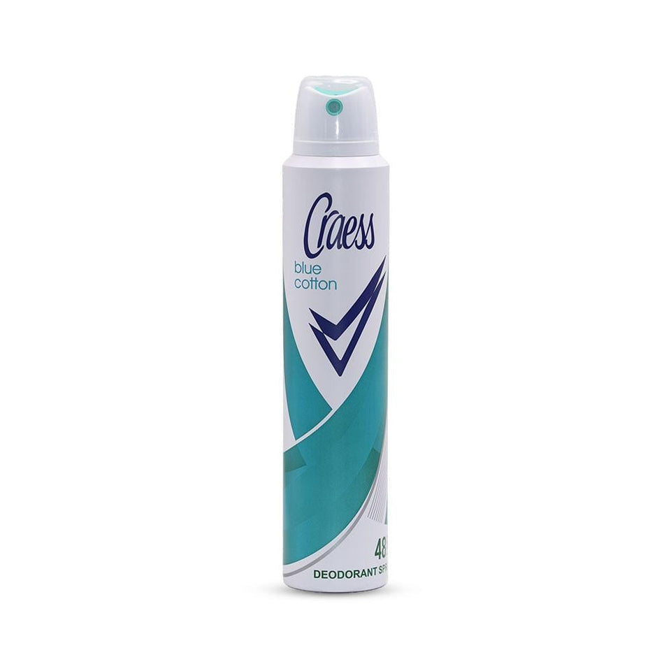 Craess Deodorant Spray Blue Cotton 48h Protection 200ml