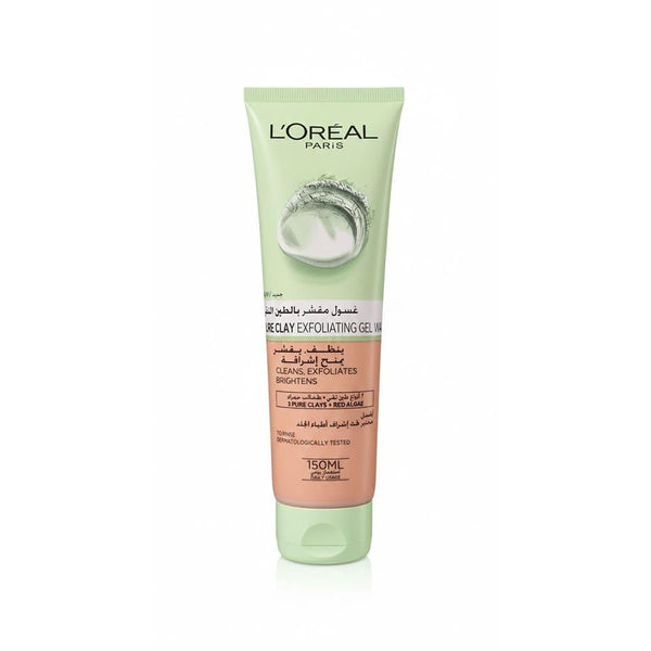 Exfoliating Face Wash Pure Clay Red Algae L'Oreal 150ml