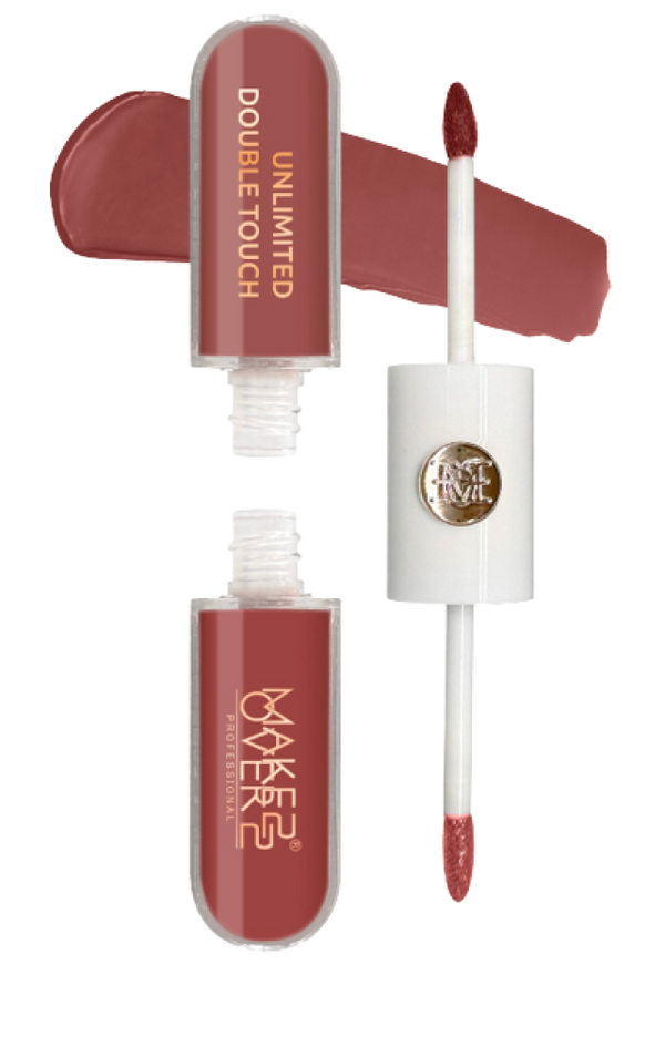 Unlimited Double Touch Lipgloss 02 Long Lasting Matte Finish Make Over22 6ml