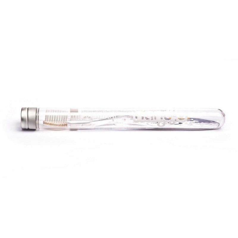 Soft Antibacterial Toothbrush Silver Particle Coated Nano-B Green