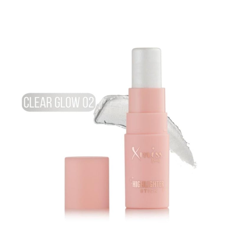 X-Miss Beauty Creamy Stick Highlighter, 02 Clear Glow, Face Makeup
