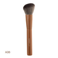 Good Morning Adios Blush and Powder Brush A06 Angled Synthetic Bristles