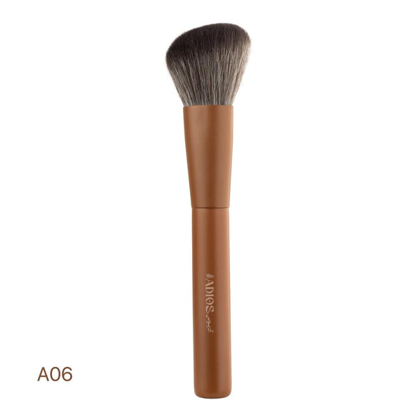 Good Morning Adios Blush and Powder Brush A06 Angled Synthetic Bristles