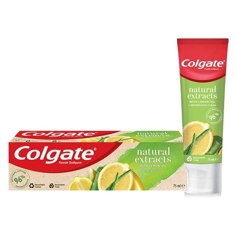 Colgate Natural Extracts Toothpaste Lemon Oil 75ml