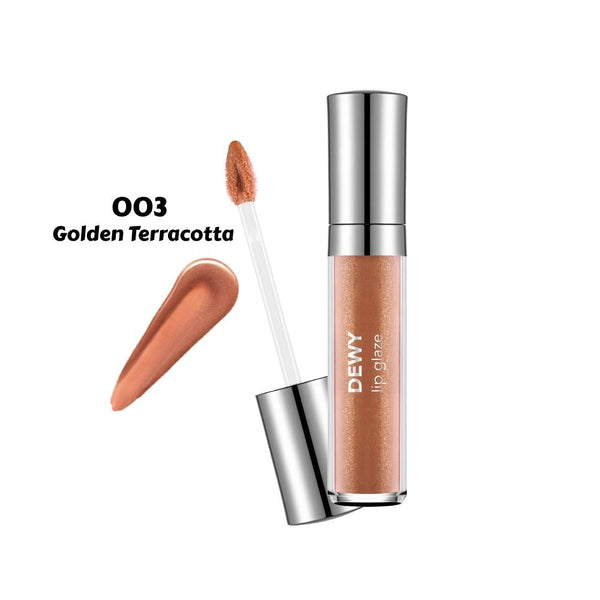 Flormar Dewy Glossy Lip Gloss 03 Golden Terracotta with Shea Butter