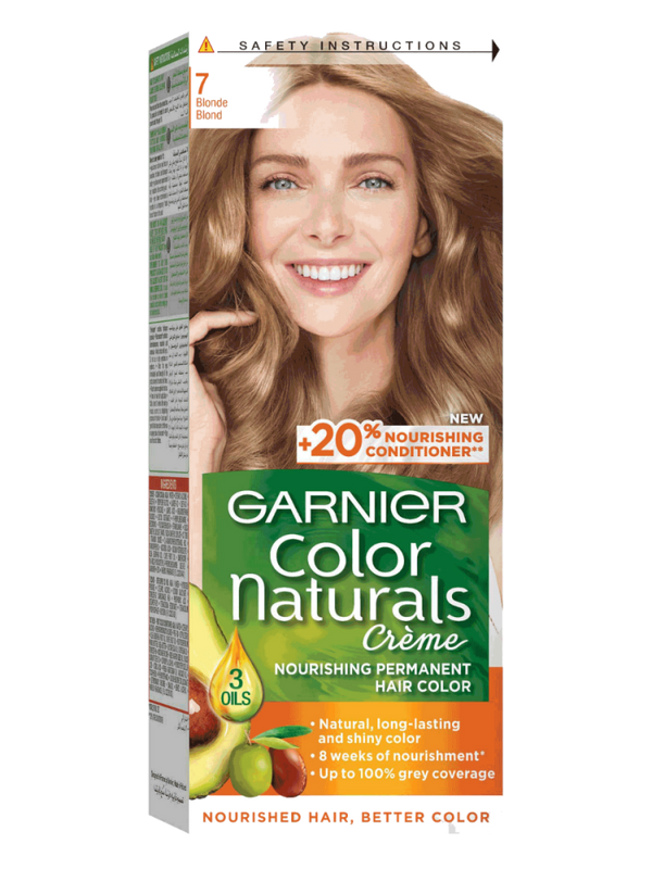 Ash Blonde Hair Color Blonde 7 Color Naturals 100ml Garnier