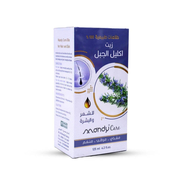 Rosemary Essential Oil for Blemish-Prone Skin and Hair Care by Mandy Care 125ml