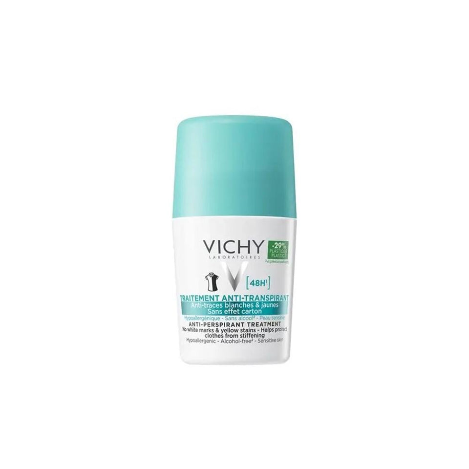 Vichy Anti-Stain Intense Roll-On Deodorant 48h Fresh Protection 50ml