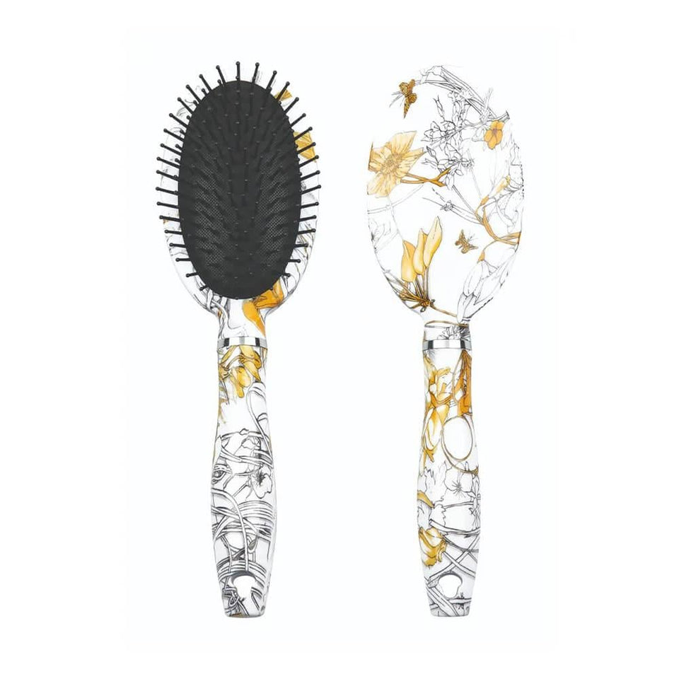 Titania Patterned Hairbrush Detangling & Healthy Hair Flexible Bristles 1623