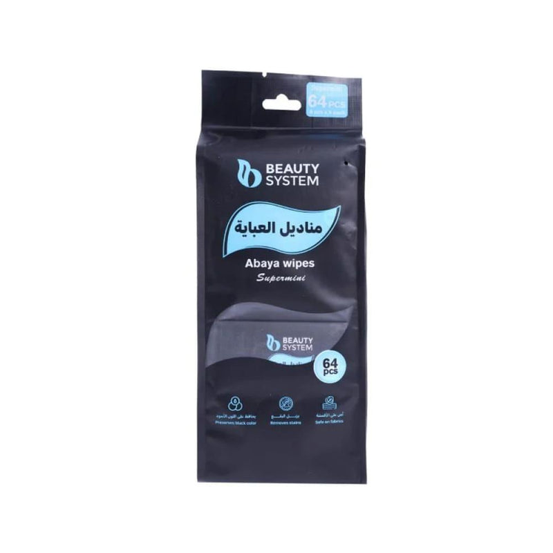 Cleaning Wipes Abaya Fabric Care Beauty System 64 Wipes