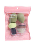 Real Techniques Foundation Brush and Sponge Set Beauty System 4 Pieces