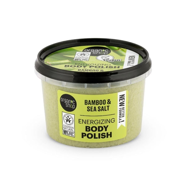 Bamboo Body Scrub Exfoliating Skin Smoothing Treatment Organic Shop 250ml
