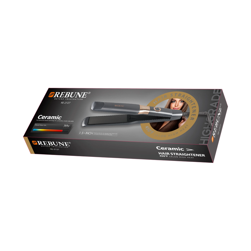 Shop Hair Straightener Ceramic Plate 48W Styling Tool Rebune RE-2127