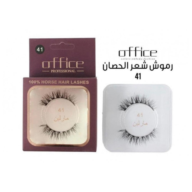 Office Marilyn Natural Horsehair Eyelashes, Thick, 14mm